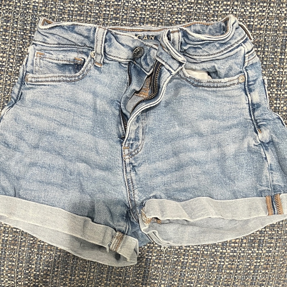 American Eagle Outfitters Light Blue Jean Shorts